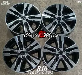 Jual velg oem jazz ge8 r16 4x100 brio city jazz dll