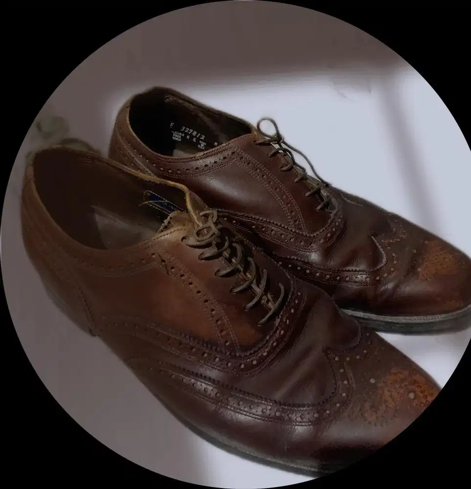 Sepatu kulit asli uk44