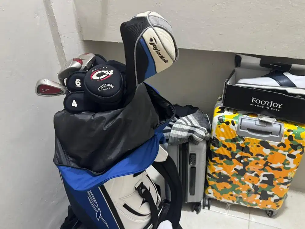 Set stick golf plus sepatu golf 43