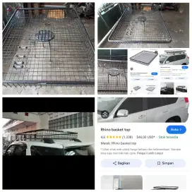 Rak bagasi atas // roof rack import