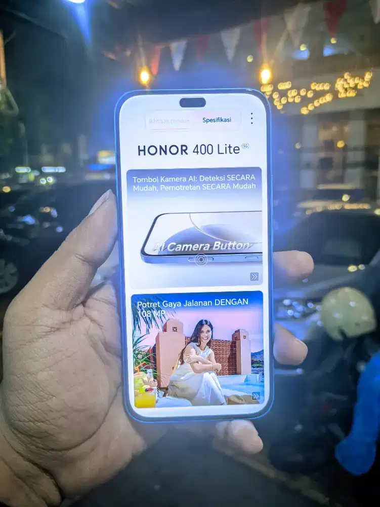 BARU HONOR 400 LITE 5G GARANSI RESMI FREE TWS