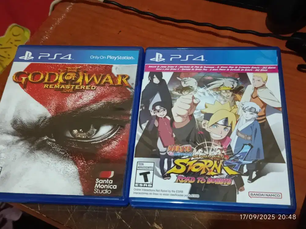BD PS4  God of War & Naruto