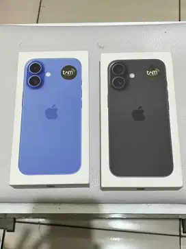 iphone 16 128gb warna black & ultramarine
