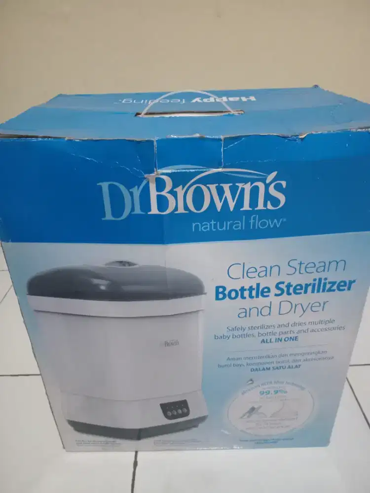 Steam sterilizer botol bayi Dr Browns