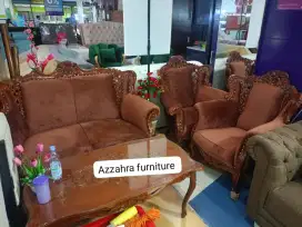 Kursi atau sofa kayu jati