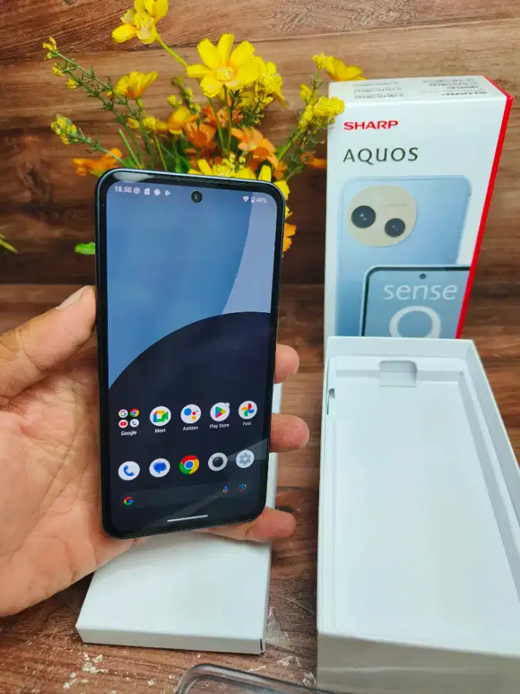 Sharp Aquos sense 9 black 5G 8/256 gb mulus 99% garansi resmi Agus 26