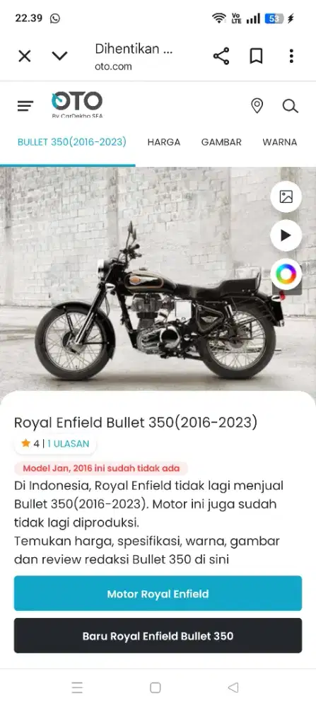 ROYAL ENFILED LIMITED EDITION
