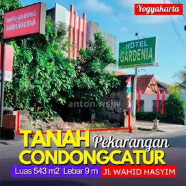Tanah Bagus selatan Hotel Gardenia Jl.Wahid Hasyim Condongcatur Lt 543