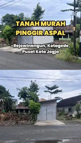 JUAL MURAH TANAH DI SEKITARAN REJOWINANGUN YOGYAKARTA