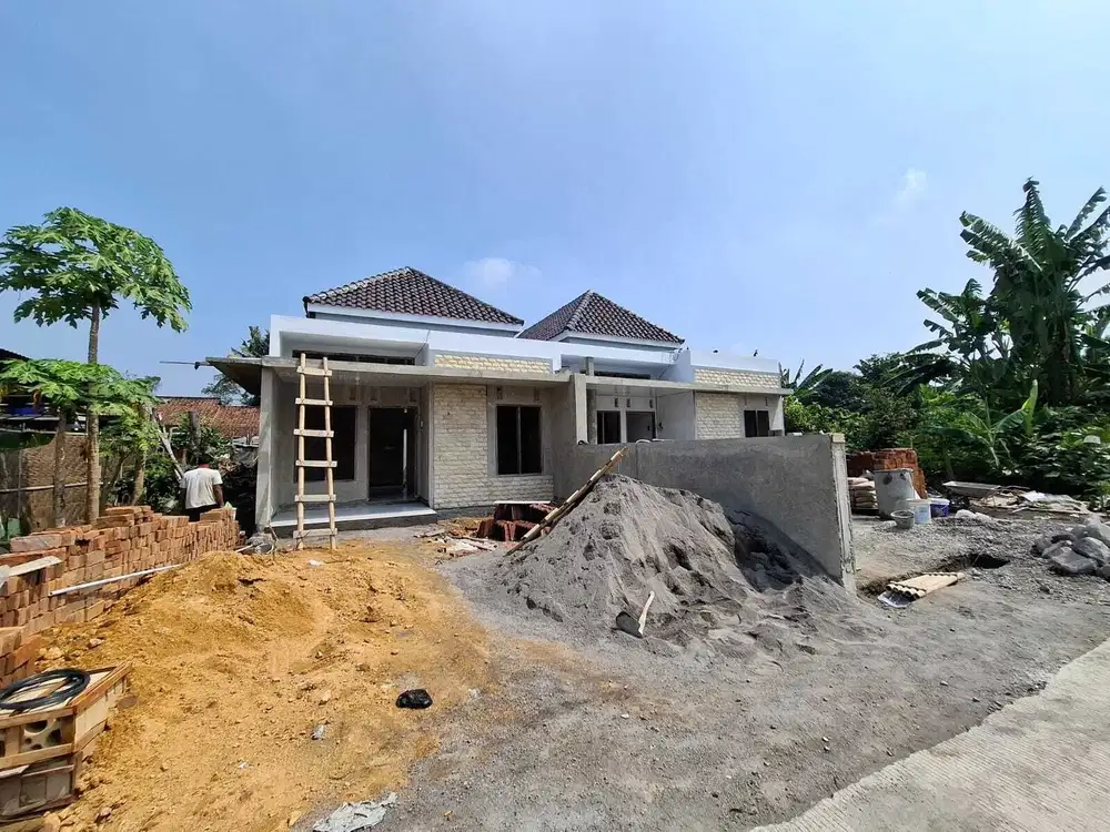 RUMAH PROSES BANGUN 700JT-an LAHAN LUAS DI SEYEGAN SLEMAN