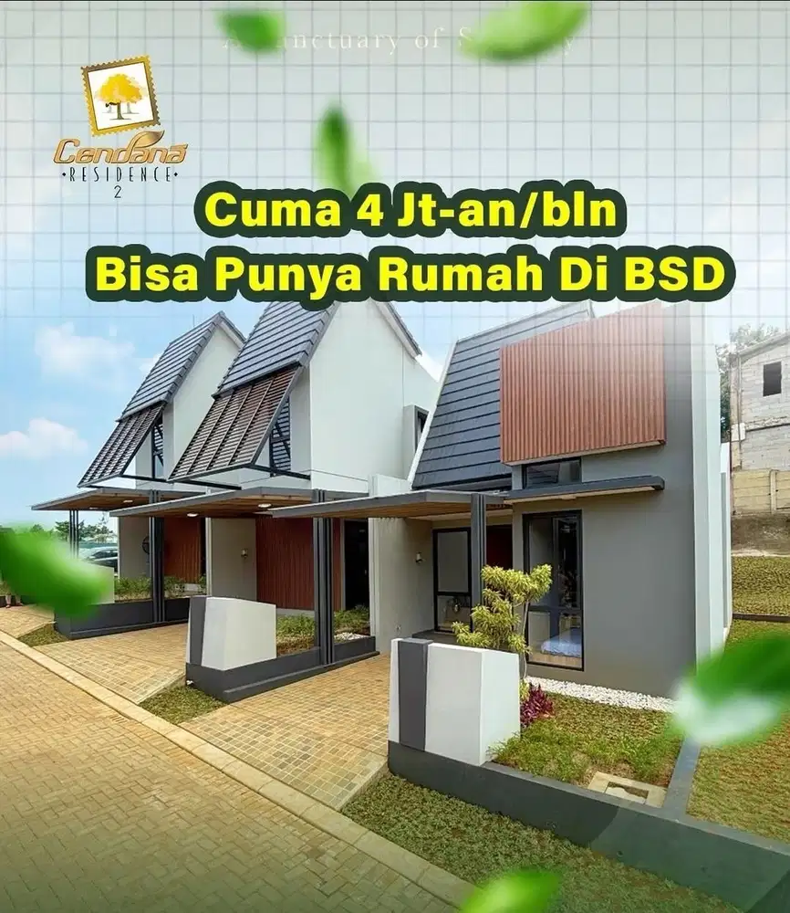 Free Semua Biaya2 Hanya Fokus Cicilan at Cendana Residence Ciater BSD