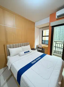 Sewa harian murah tipe studio 2 orang transpark cibubur