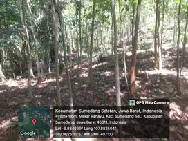 Tanah kebun lt 2 ha, ciherang sumedang sellatan