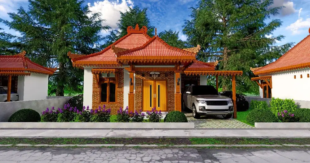 Luas 144 m2 Rumah Joglo di Sleman, Legalitas SHM.