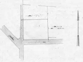 Di jual tanah hook dan kota di jalan Deplu jakarta selatan.