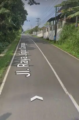 Dijual tanah pinggir Jl. Raya Provinsi, dekat pasar, 1900 m2, SHM