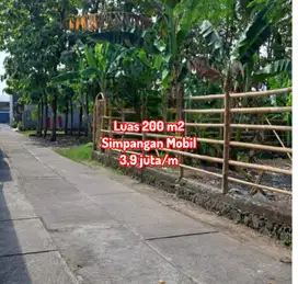 TANAH PEKARANGAN SIMPANGAN MOBIL PURBAYAN BAKI SUKOHARJO GENTAN SOLO