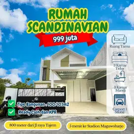 RUMAH MEWAH 900JTan DEKAT SD DUA BUDI MULIA, READY KPR