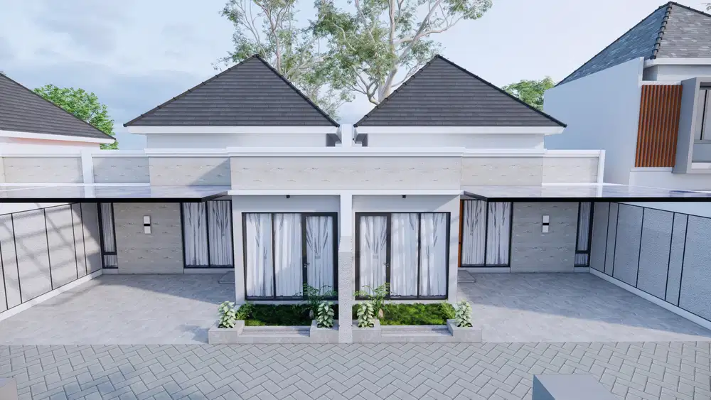 RUMAH MODERN STRATEGIS DI SLEMAN DEKAT JL RAYA TAJEM