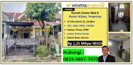 VTH0026 - Rumah Cluster Blok B, Banjar Wijaya, Bebas Banjir !