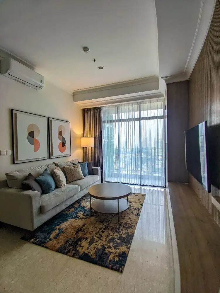 Disewakan Apartemen Permata Hijau Suites Tipe 3 Kamar Tidur Furnished