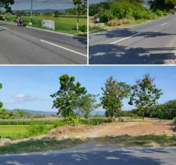 DIJUAL TANAH PINGGIR JLN ASPAL TIMUR STADION SULTAN AGUNG BANTUL
