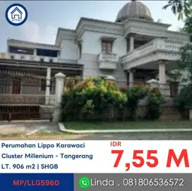 LELANG RUMAH MEWAH DI CLUSTER MILLENIUM LIPPO KARAWACI