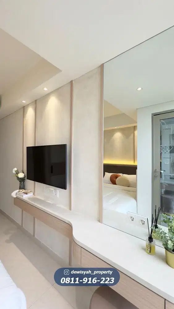 Disewakan Apartemen Gold Coast 1 BR & Fully Furnished Tower Honolulu