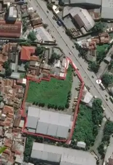 Gudang Tanah luas Mainroad Jalan Soekarno Hatta Bandung