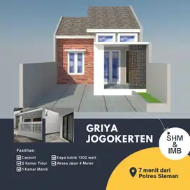 Rumah dijual dengan desain moderen dan kekinian di SLEMAN