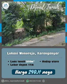 Tanah Lokasi Wonorejo