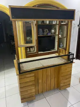 Steeling untuk jualan makanan ringan, minuman