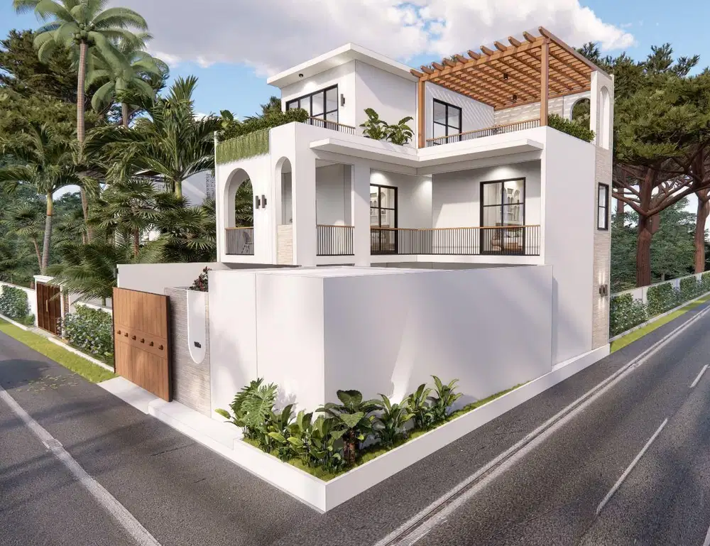 Villa modern minimalis Goa gong view airport 136m2 idr 2,7 milyard