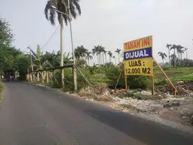 Dijual tanah pinggir jalan alas  Tua Poris Indah