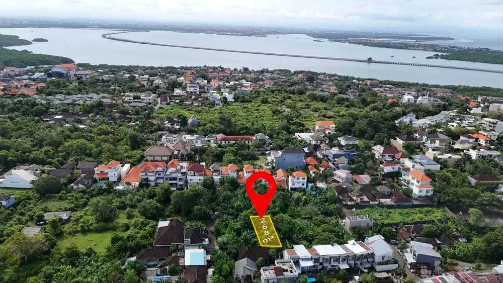 Tanah murah 268m2 Gedangsari nusa2 idr 6,5jt/m2