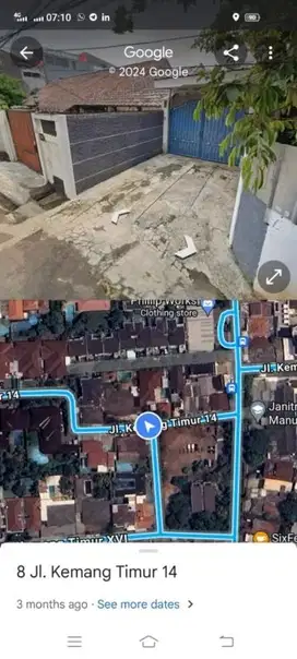 dijual BU harga NJOP Rumah di Kemang timur 14 Jaksel.