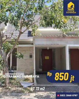 Rumah Surabaya Barat  Citraland Northwest Park