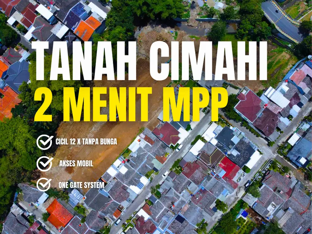 Jual Tanah Cimahi Depan Mall Pelayanan Publik SHM