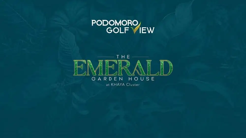 Rumah Emerald Garden House 1.9an Podomoro Golf View