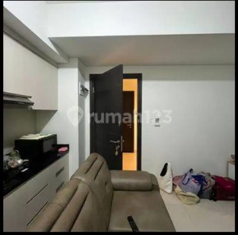 dijual cepat, full furnish, 1br, apartemen Klaska Residen