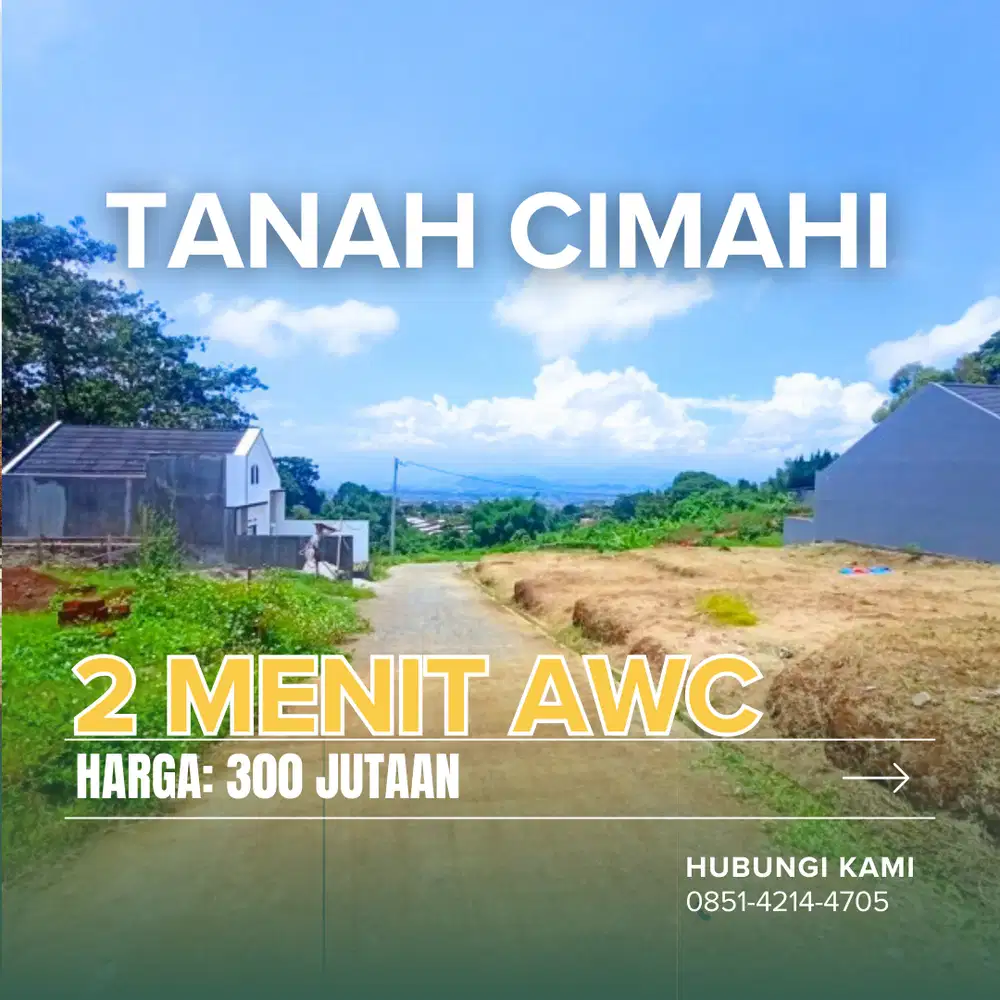TANAH 84 METER IDEAL UNTUK BANGUN RUMAH DAERAH CIMAHI