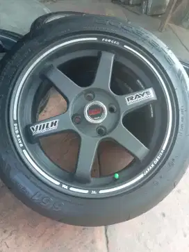 TE37 Ring 15 bekas brio, kondisi likenew