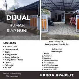 BISA JADI OPSI PILIHAN RUMAH TINGGAL YANG NYAMAN LOKASI MANISRENGGO