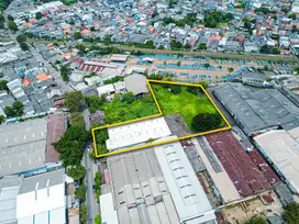 15 Juta per Meter, Luas Tanah 4800 m2, Gudang di Daan Mogot