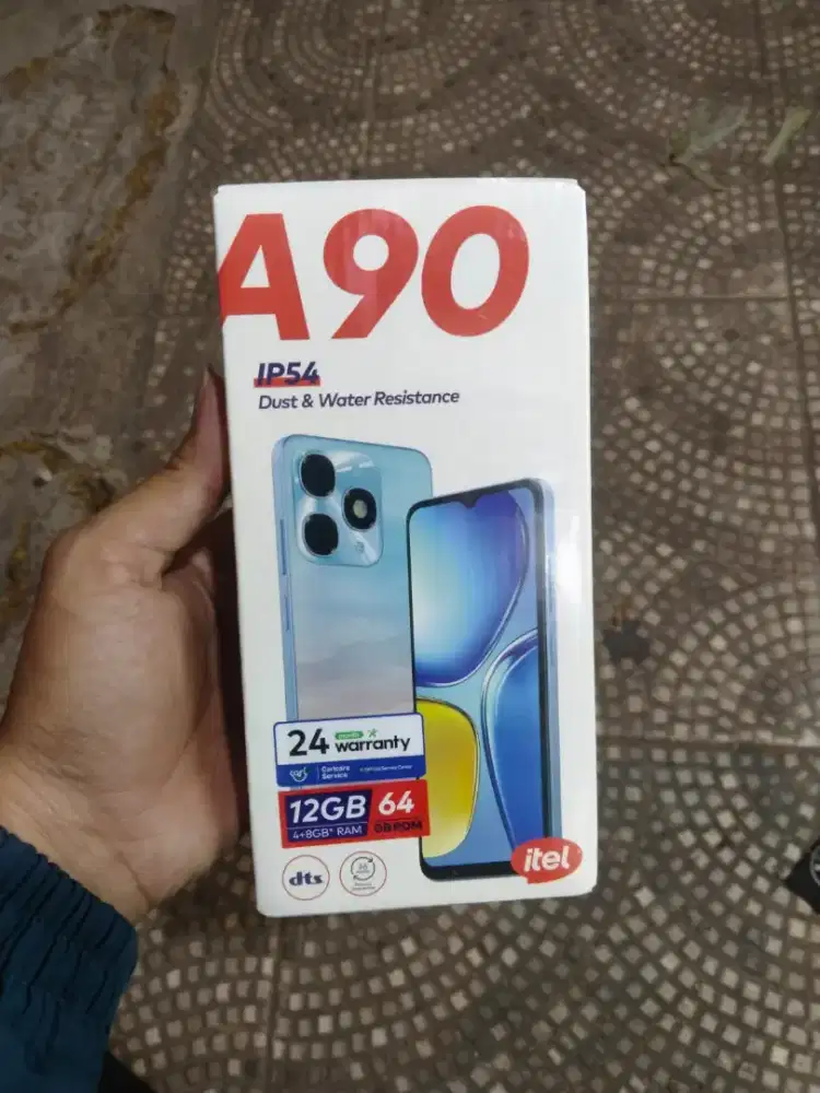 Itel A90 ram 4+8/64 segel box