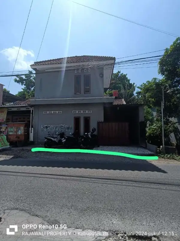 JUAL MRH RUMAH 2 LANTAI DI TAMANAN BANTUL PINGGIR ASPAL