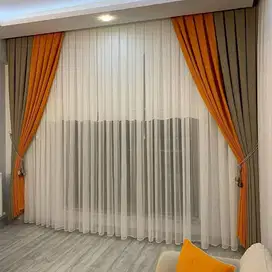 Pemasangan Gorden & Blind Vertikal/Vertical Roll/Roller Gordyn Hordeng