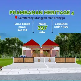 RUMAH HERITAGE LUAS MULAI 397JT DI UTARA KALASAN SLEMAN