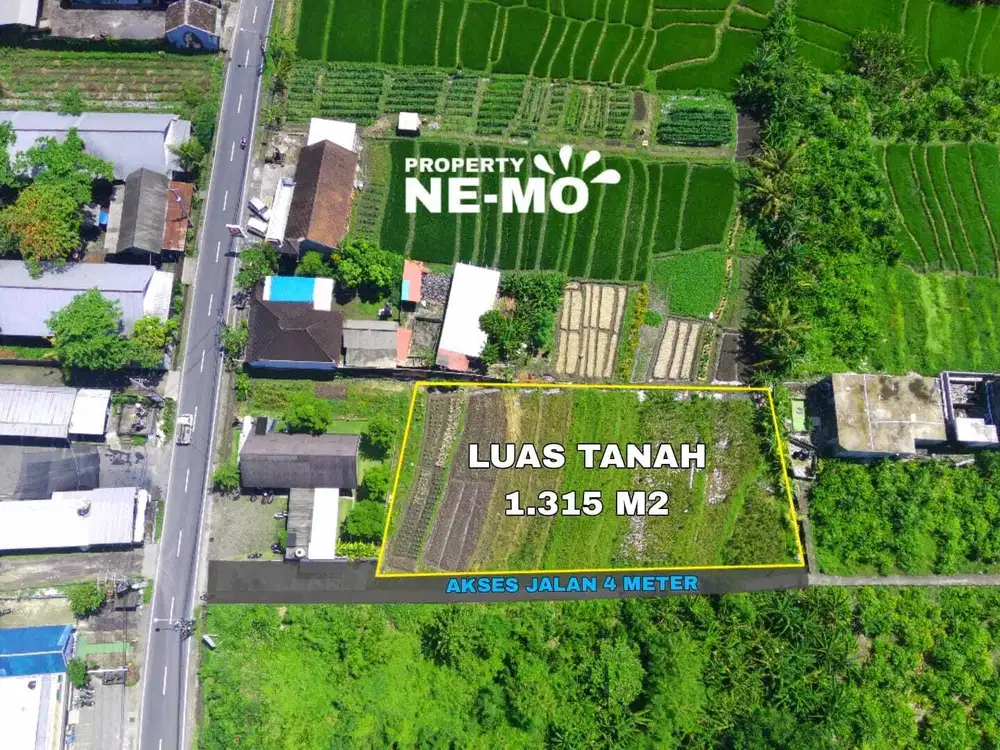 Tumbak Bayuh Pererenan - Dijual Tanah View Sawah Lingkungan Villa