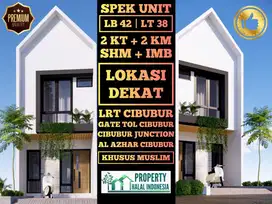 Rumah Dua Lantai Murah Dekat Stasiun LRT Harjamukti -Dekat Tol Cibubur